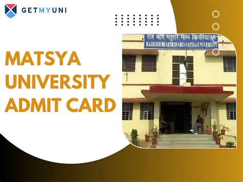 matsya university exam date 2024|Matsya University Admit Card 2024 Download Link @ rrbmuniv.ac.in UG.
